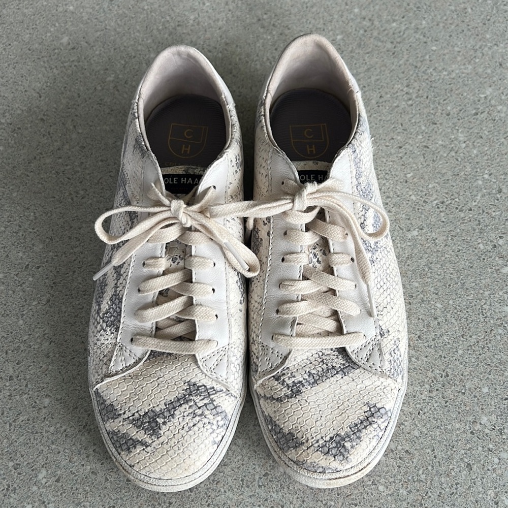 Cole Haan shoes size 9.5 cream and grey